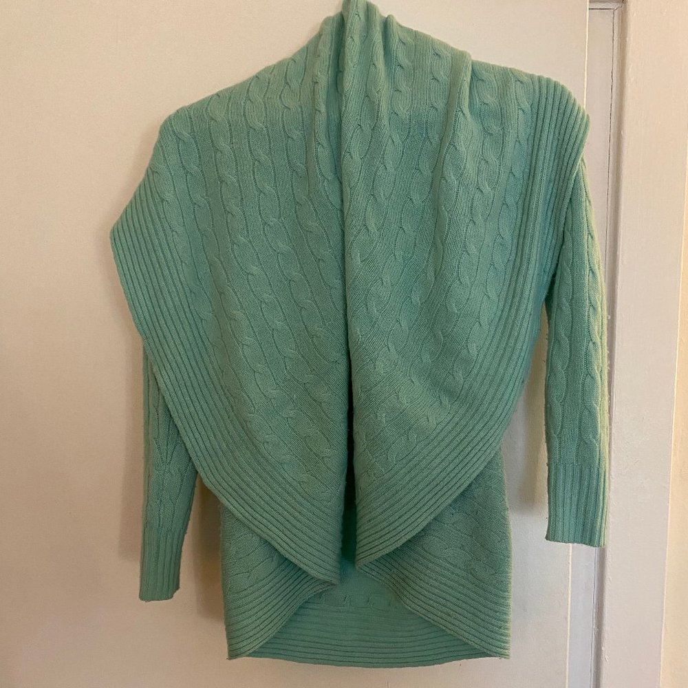 Ralph Lauren Black Label Cashmere Circle Cardigan